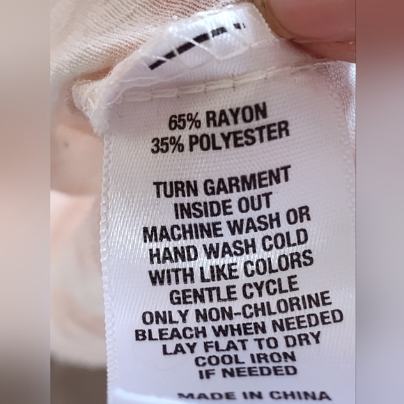 New Directions Women's Baby Doll Pink Leopard  Top | Long Bell Sleeves | XL - Picture 6 of 6